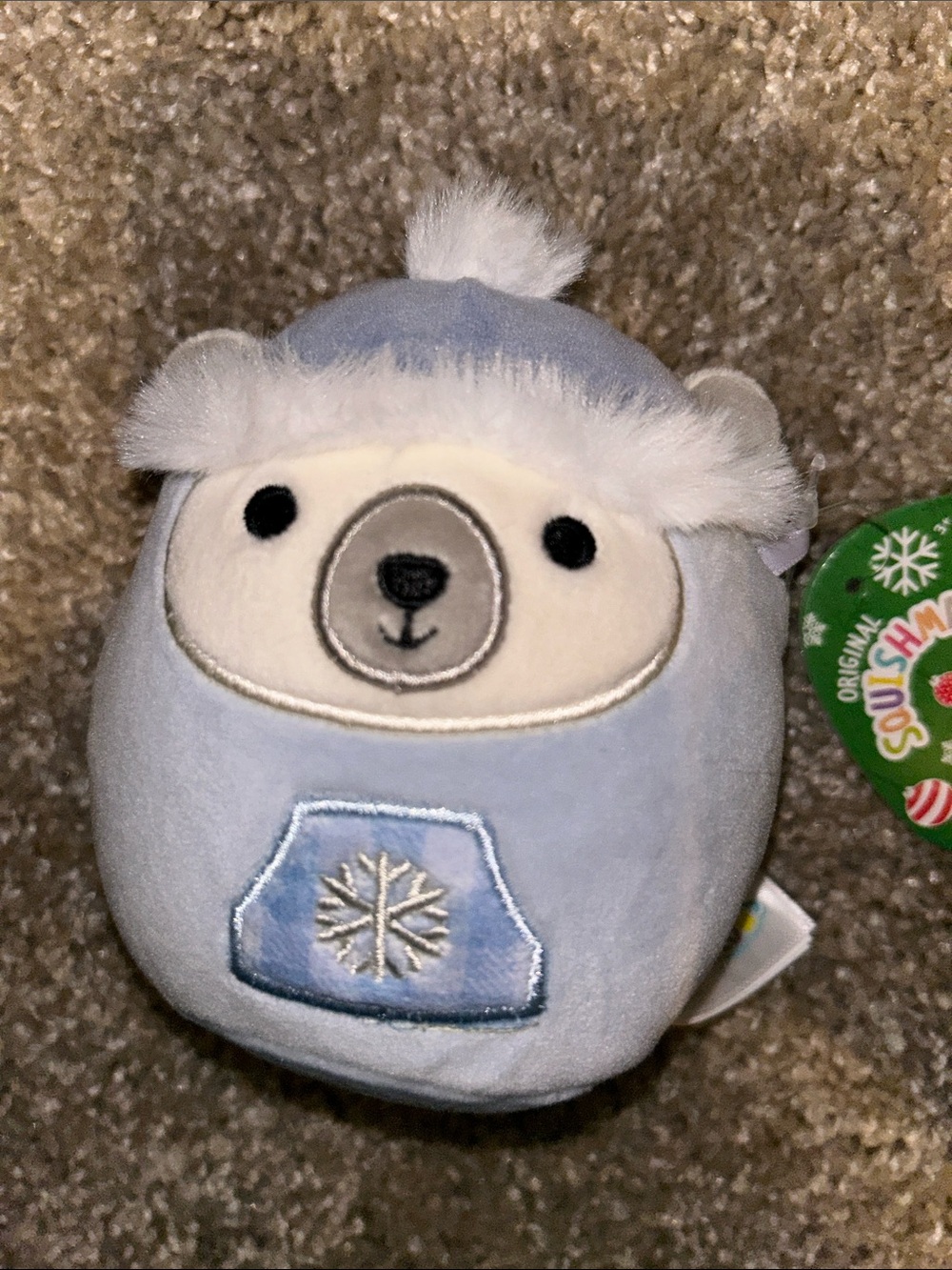 Squishmallows Brooke Plush - Light Blue and White Polar Bear